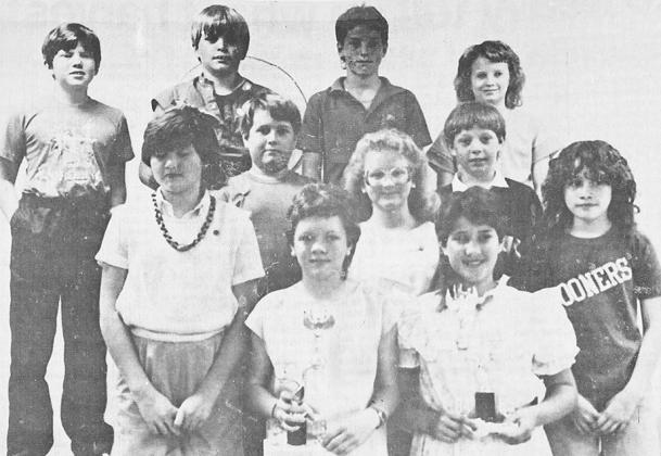 40 YEARS AGO Clinton 4-H members cited for outstanding participation during the 1984-85 school year were, from left, front, Jennifer Stehr and Jennifer Stone; middle, Michelle Wise, Chris Frasier, Kim Briesch, Brett Miller and Leah Wood; back, Toby Brown,
