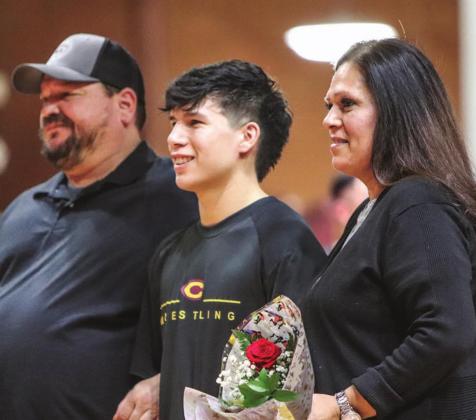 Red Tornadoes honor wrestling seniors