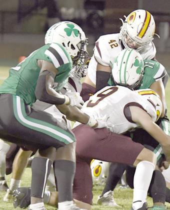 Wrapped up and tackled