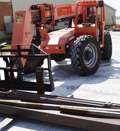 Pushing steel