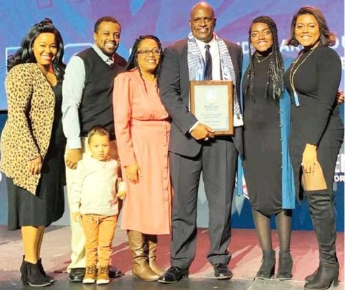 Jefferson accepts COTY award