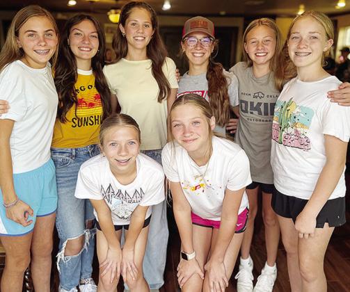 Custer County 4-H Club officers