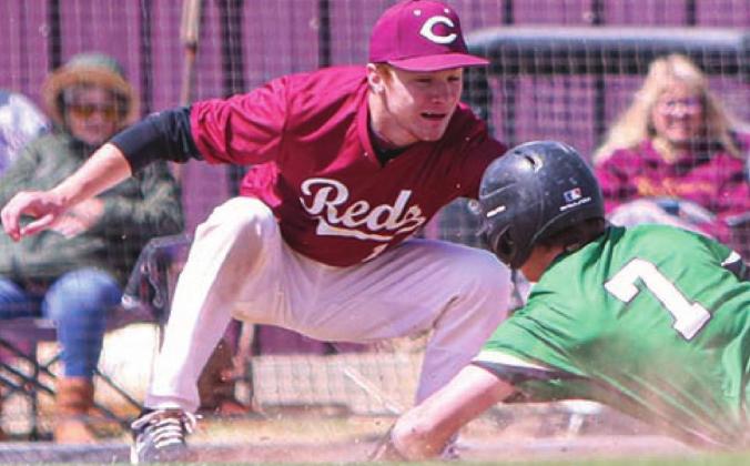 Clinton third baseman Mason Walpole