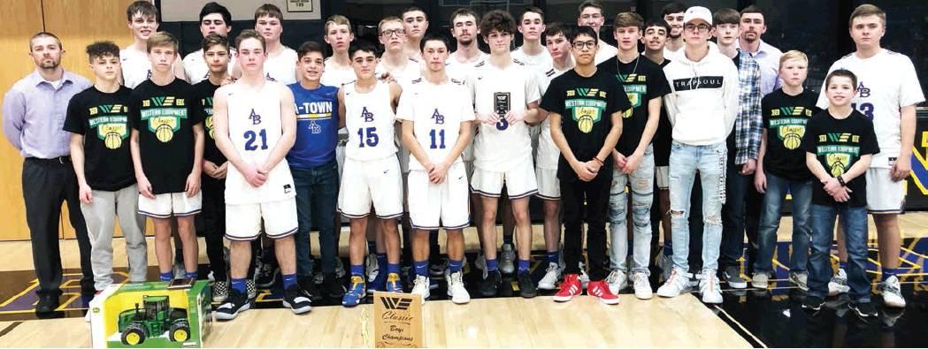 A-B wins home tourney title