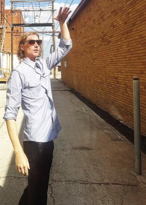 Jason Smith shows off one of the planned locations for a Clinton downtown expansion. CDN | Shiann Dawson