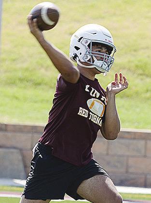 Red Tornadoes begin fall football practice