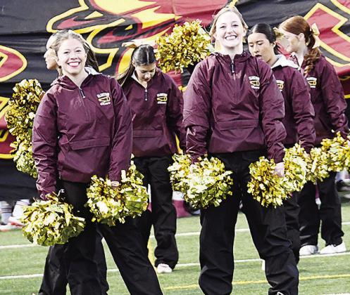 Football support crew showcases the Spirit of Clinton