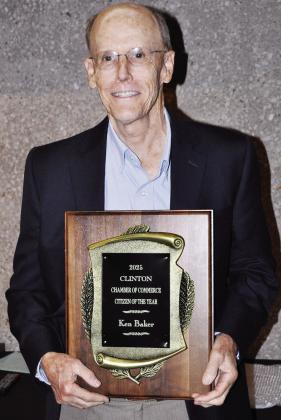 Ken Baker, 2025 Clinton Citizen of the Year Award. CDN | Staff Photo