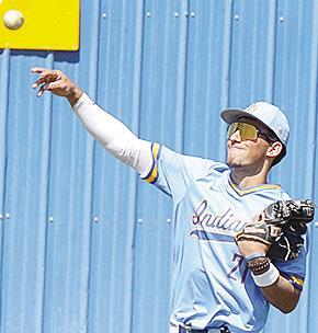 Arapaho-Butler’s Orsan Jubara throws the ball in during the Indians’ home game against Thomas. CDN | Sam Goodwyn