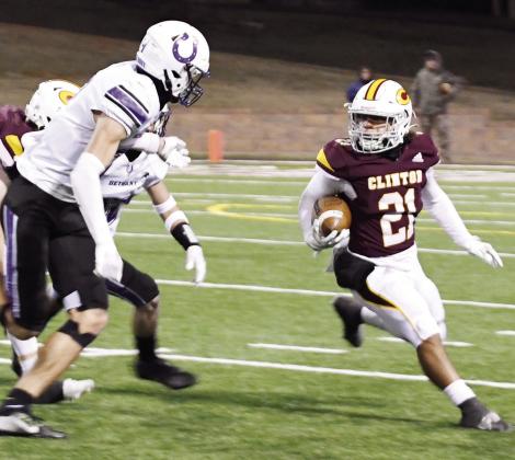 Turning upfield