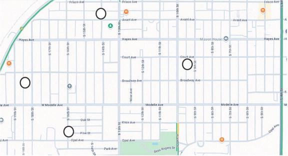 The route for the Clinton Classic is detailed above for the 5K race. The 10K race will double the route this Saturday with the start and finish line taking place on Frisco Avenue.