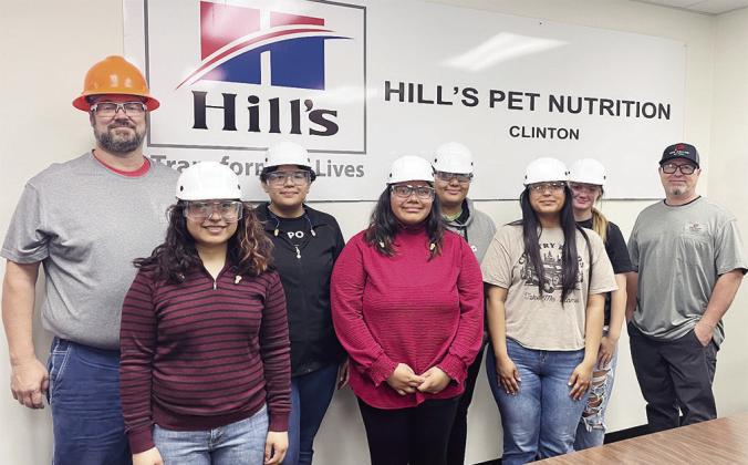Internship members take tour