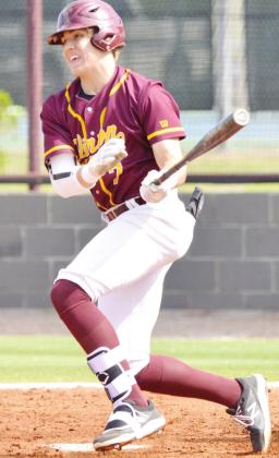 Reds keep pace in 4A-4, split series