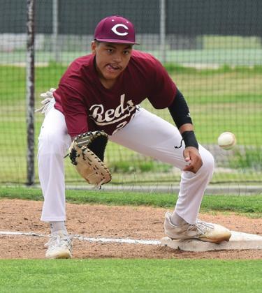 Clinton baseball loses at home against Elk