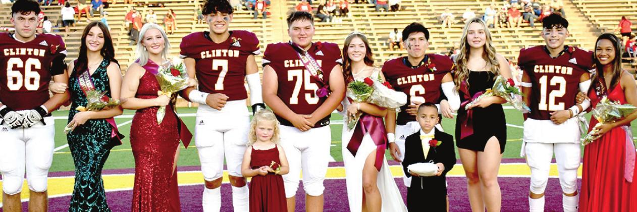 Clinton High School homecoming court