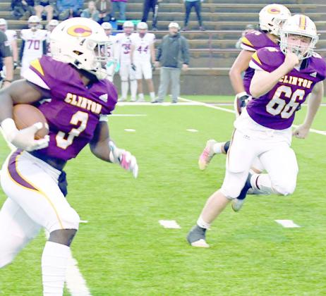 Sprinting to the end zone