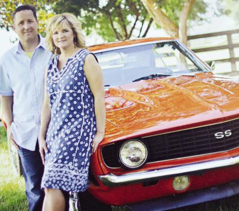 Shane Vice, left, and his wife, Deedra, stand next to his 1969 Camaro SS which he plans to show off in the Route 66 Car Show. CDN | Courtesy photo