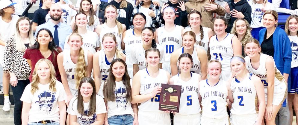 Arapaho-Butler hoops teams celebrate district championships