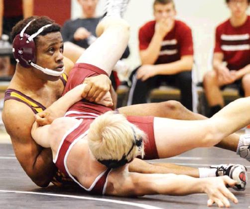 Hester wrestles in show-stopping style
