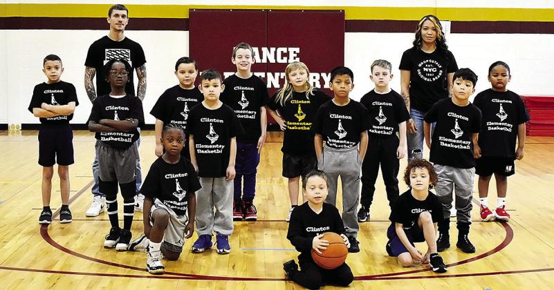 The Clinton Elementary boys’ Black Team