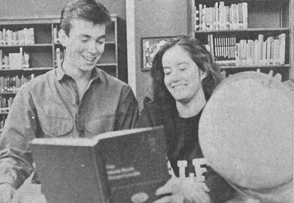 40 YEARS AGO Smiling as they contemplated their upcoming odyssey to Washington, D.C., where they participated in the Nationl Youth Leaders Conference were Clinton High School honor students Kyle Shadle and Jennifer Riggers. CLINTON’S HISTORY 10, 20, 30