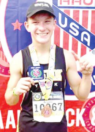 Adams earns Junior Olympic