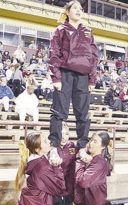 Football support crew showcases the Spirit of Clinton