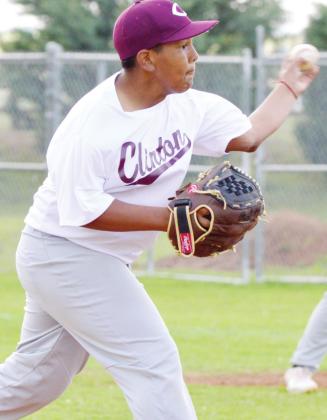 Clinton kid-pitch player Trace Lloyd