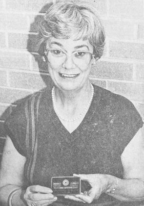40 YEARS AGO “It took a lot of work,” said Jane Stephens, who had just earned the American Contract Bride League rank of Life Master in tournament duplicate bridge play. Here, she held the official “gold” card awarded to all Life Masters.