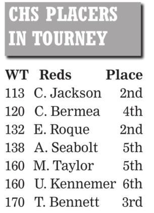 Seven Reds place at conference