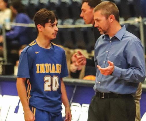 Arapaho-Butler head coach Logan Rogers