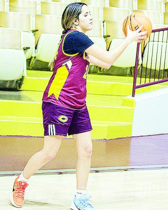 Emily Delarosa catches the rebound during an offensive drill in practice. CDN |Sam Goodwyn
