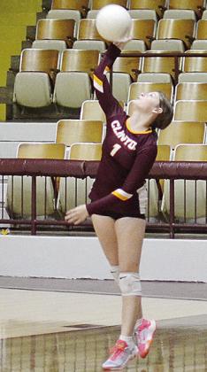 Clinton volleyball takes down Blanchard in four sets