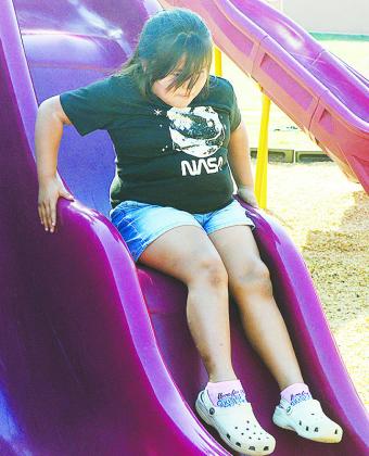 Sliding down