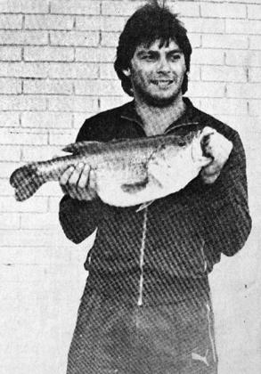 40 YEARS AGO Kenny Hobbs of Clinton pulled this lunker largemouth bass out of an area farm pond using a homemade “Blue Loon” plug. The top-water lure was made by his stepfather, Dean Waltrip of Arapaho. This fish weighed in at 8 pounds. He also caught