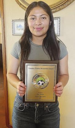 Ochoa awarded Rubio Memorial Award