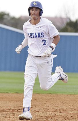 Arapaho-Butler’s Orsan Jubara heads to third after hitting a home run against Hammon during the Bank360 Classic. CDN | Sam Goodwyn