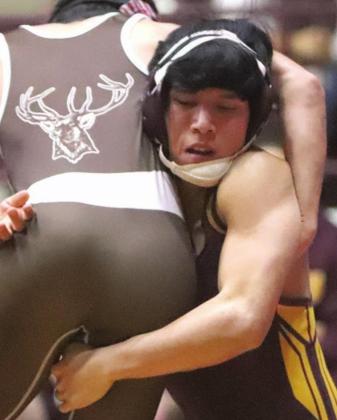 Clinton Red Tornadoes go 1-2 at district duals