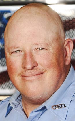 Volunteer Derek Rhodes
