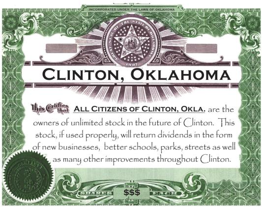 Invest in Clinton’s future!