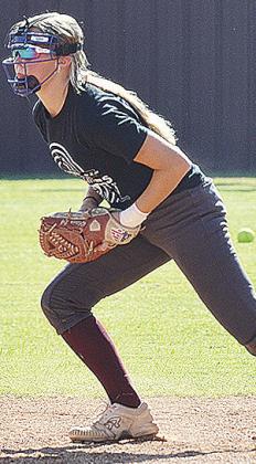 Olivia Cates hustles to second after collecting a ground ball during practice. CDN | Sam Goodwyn