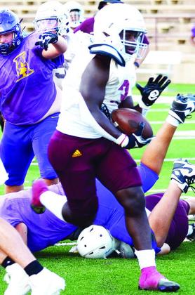 Running through the defense