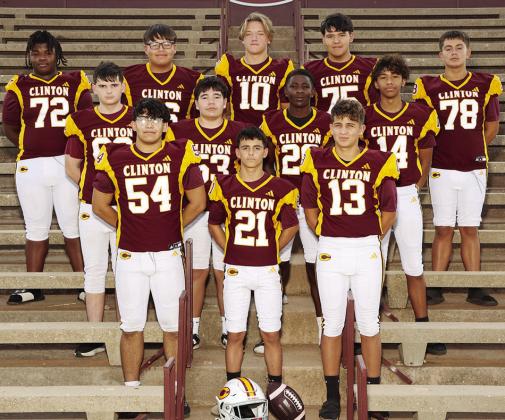 The freshman class includes, front, from left, Colton Pool, BentLee Potter, Wylder Hileman; middle, Carter Wandrie, Izaias Wraspir, Da’marian Bailey, Eli Harper; back, Jayden McCoy, Sergio Bird, Liam Lofland, Noah Pool and Jaeden Tortoldo. CDN | Steve Wheeler