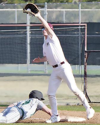Senior enjoys playing baseball with friends