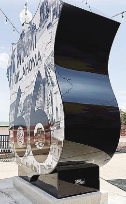 Route 66 monument like the one pictured here in Miami to be installed in Clinton. CDN | Courtesy photo