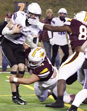 High, low tackle
