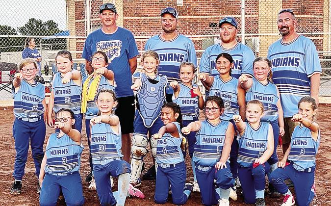 The Arapaho-Butler Lady Indians’ 8U