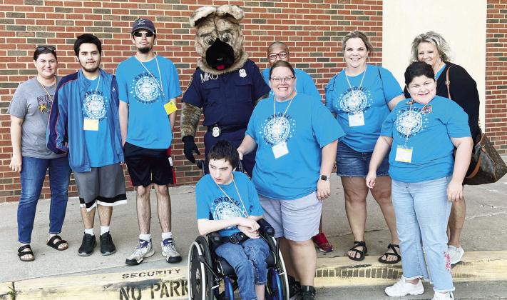 The Clinton Red Tornadoes Special Olympics team