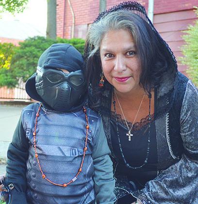 Kai Gaffney, son of Shannyn Gaffney, won third place in the 3-year-old category as a Grave Digger Driver.