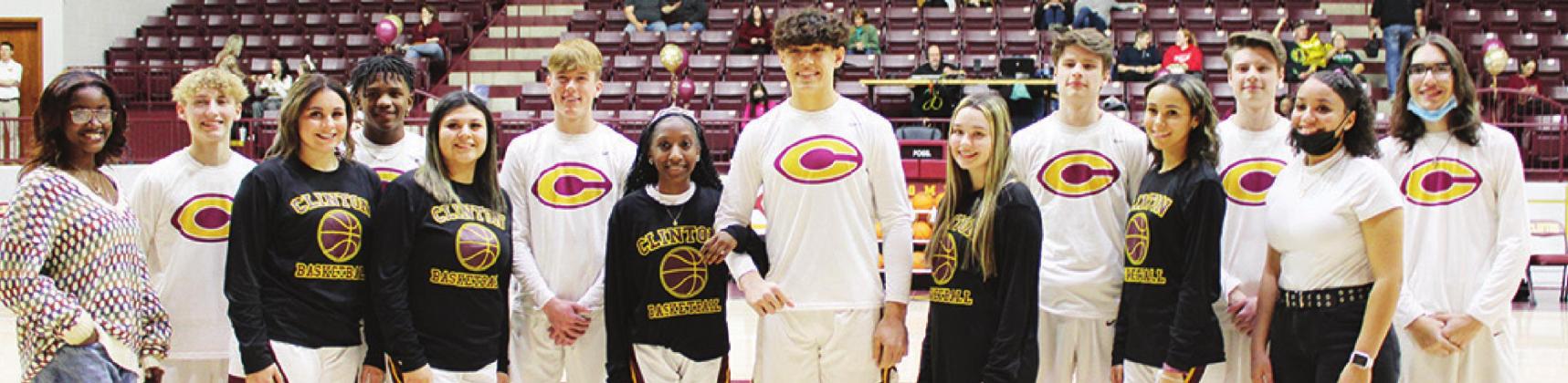 Basketball Homecoming Court